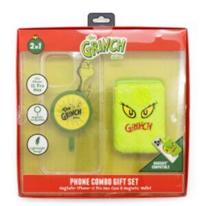 Dr. Seuss The Grinch IPhone 15 Pro Max Case & Magnetic Wallet